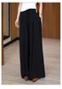 Ice Silk Women's Wide Leg Skirt Pants - Loose, Cool, Sun-Protective, Anti-Mosquito for Middle-Aged & Elderly