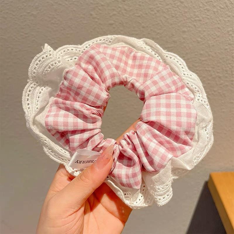 Fresh Summer Sweet Lace Bow Hair Tie - Elegant & Stylish Hair Accessory