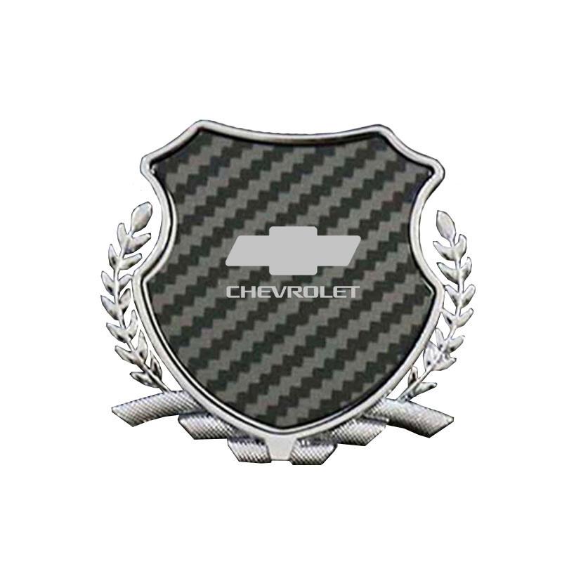 Zinc Alloy Car Fender Emblem Laser Logo Window Badge for Chevrolet CRUZE IMPALA AVEO CAPTIVA EQUINOx LACETTI MALIBU