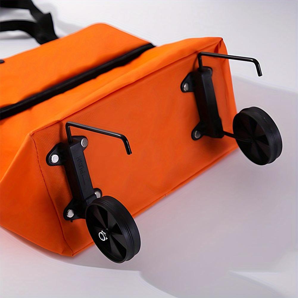 1pc Easy-Glide Wheeled Shopping Bag – Extra-Large, Foldable & Multipurpose – Versatile Carrier for Groceries & Goods On the Go