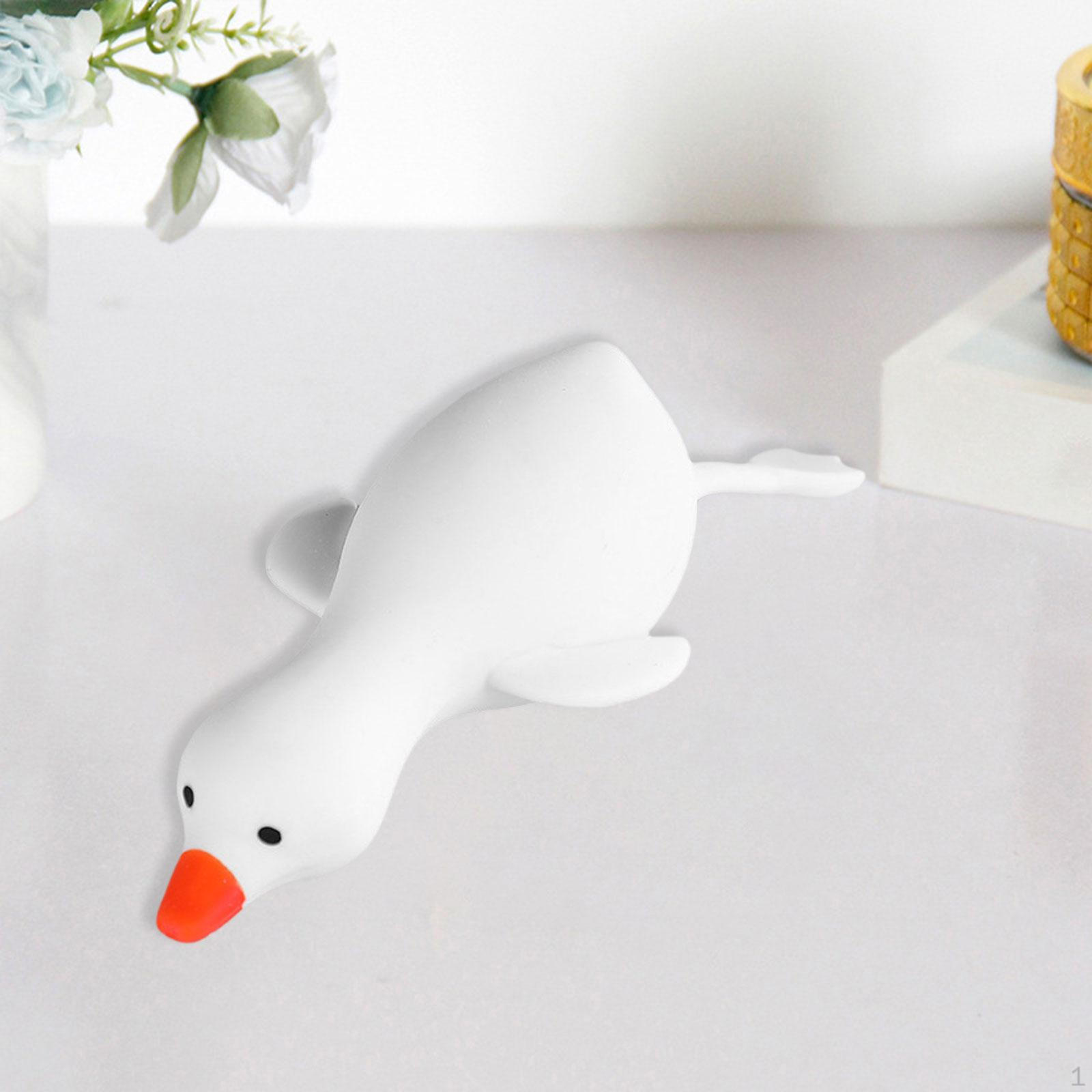 

Cute Animals Vent Toys Goodie Bag Fillers Goose for Children Adults White White