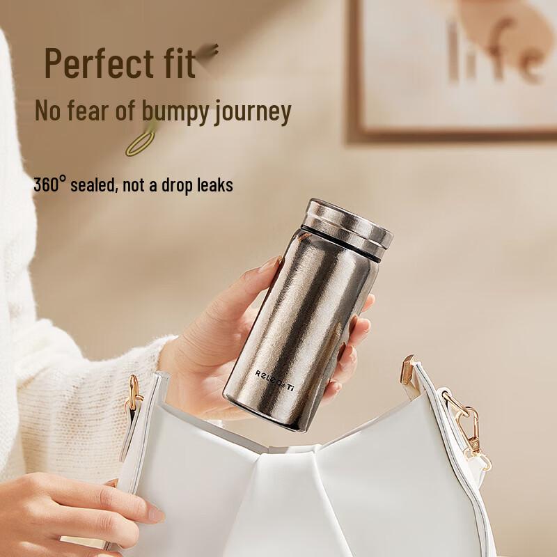 RELEA Pure Titanium Mini Portable Pocket Thermos