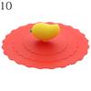 10cm Cartoon Cute Silicone Cup Cover Heat-resistant Leak Proof Sealed Lids Cap Reusable Dustproof Cup Cover Cup Accessories