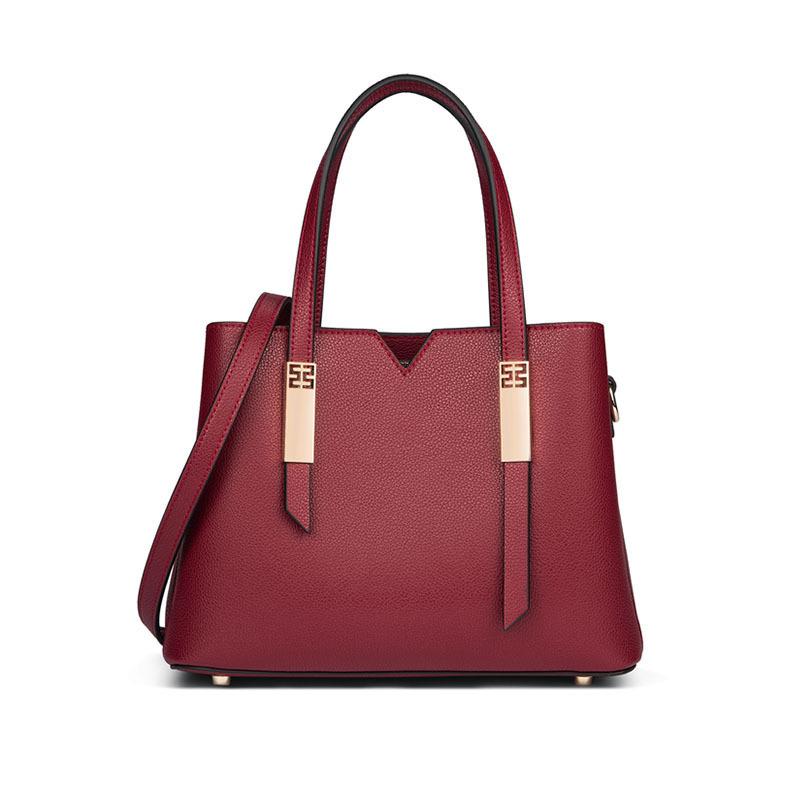 Genuine Leather Women's Bag Mom Bag Women's Bag Large Capacity Crossbody Bag Shoulder Handbag