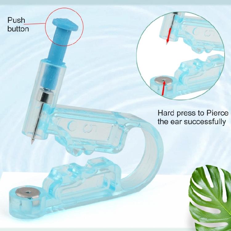 מכשיר חירור אוזניים חד-פעמי ידידותי למשתמש, מכשיר לחירור אוזניים, כלי חירור תכשיטי גוף לשימוש ביתי ובסטודיו