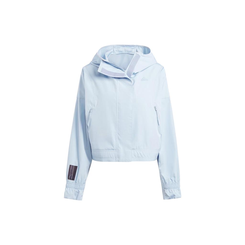 New Adidas CITY ESCAPE Jacket Women's Light Blue HZ2875