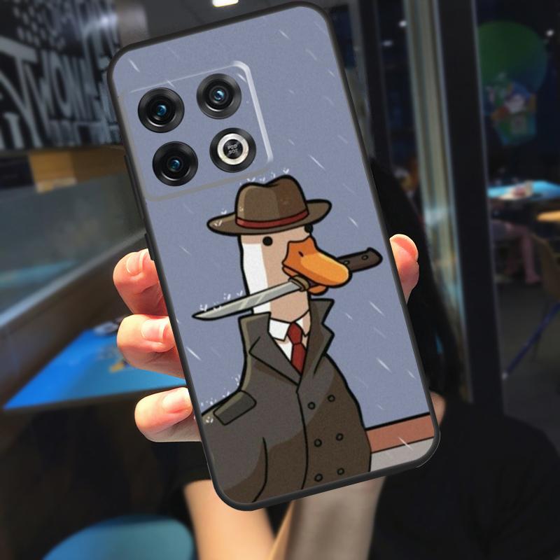 Cartoon Cute Goose Game Funda For OnePlus 13R 13 12 R 11 9 10 Pro 8T 9RT 10T OnePlus Nord CE 4 2 3 Lite N20 N30 Case