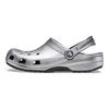 Crocs Sabots Classiques Légers Polyvalents Chaussures Unisexe Argent 205831-0P1