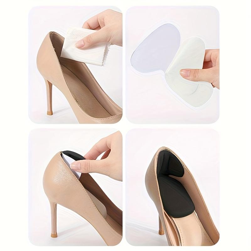 A Pair of Anti-friction Heel Pads, Women's Shoes Insoles That Reduce Size by Half, a Magic High Heel Insole.