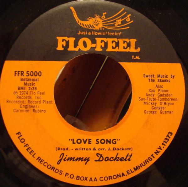 

7inch Record JIMMY DOCKETT - Love Song FFR5000 Flo-Feel 1974 US Soul/Funk Used