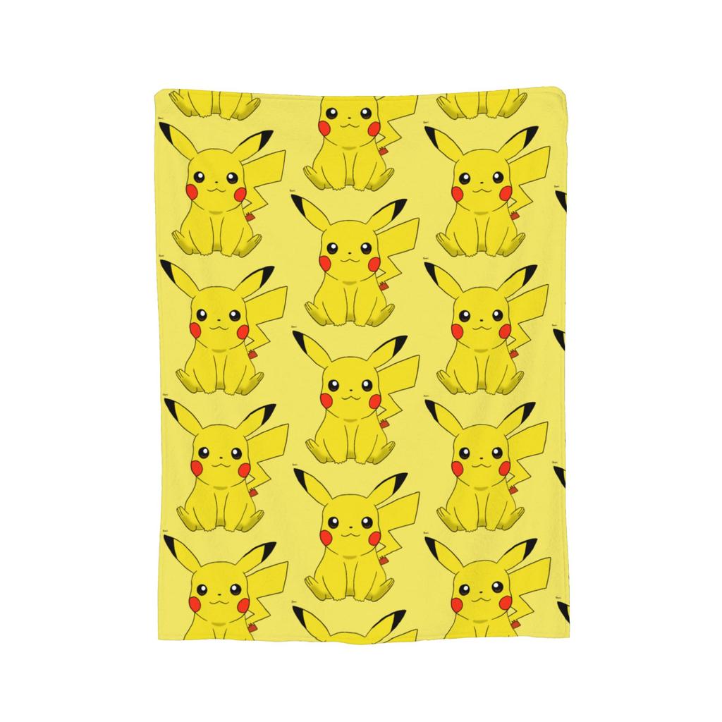 Pokemoned Coral Fleece Plush Throw Blankets Charmander Charmeleon Charizard Blanket for Bedding Couch Warm Plush Thin Quilt,