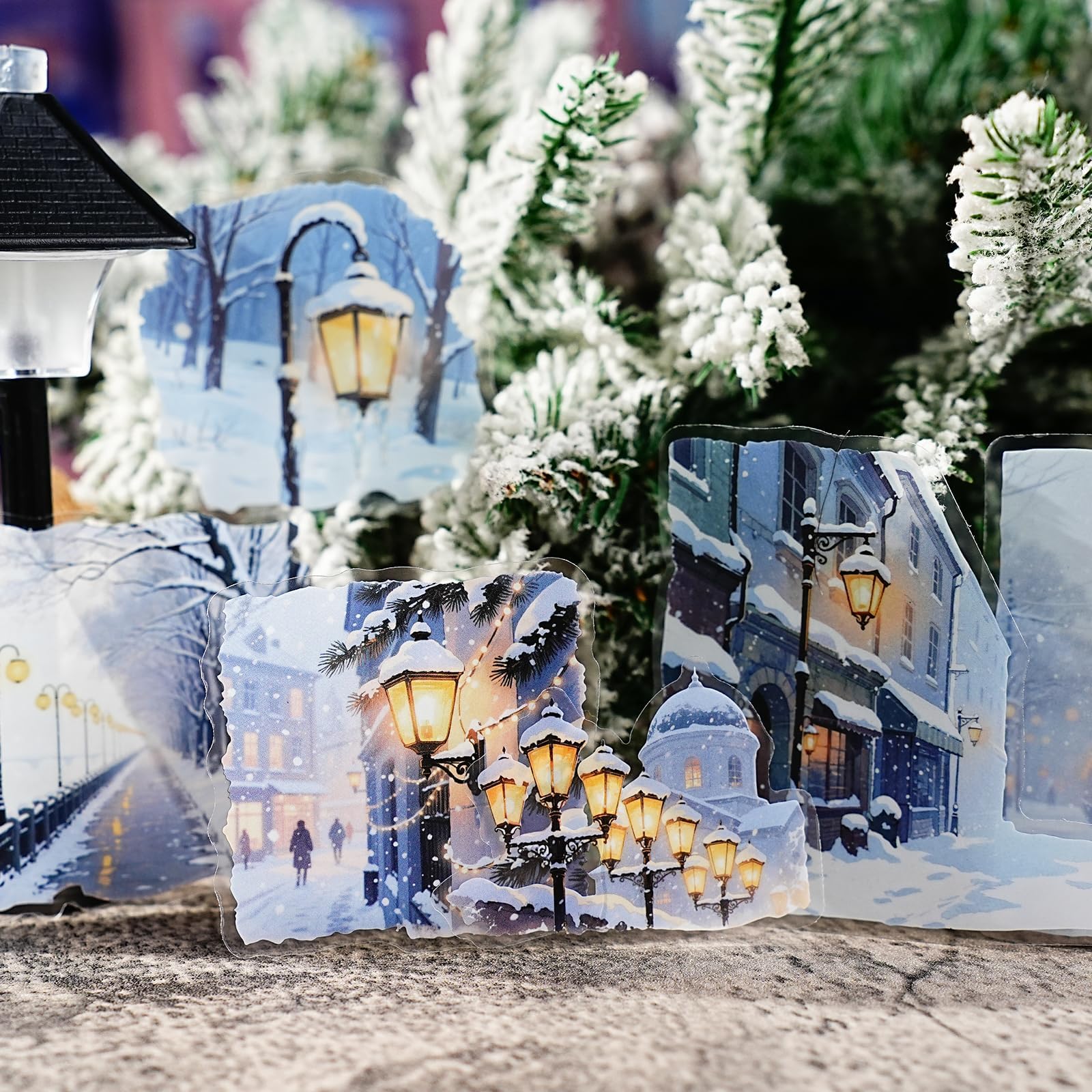 

Retro and Stylish Miskepaa Sticker Collage Cute Girls PET Adult Stickers for and Korean Vintage Design Large Wheat Cherry and Snow and Assortment,