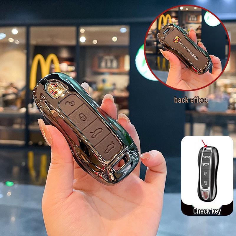 Vlastní kryt klíče pro dálkové ovladače Porsche Panamera, Macan, Cayenne, Taycan a 718