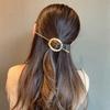 Korean Dongdaemun Geometric Metal Hair Stick: Vintage, Elegant Updo Hairpin Accessory