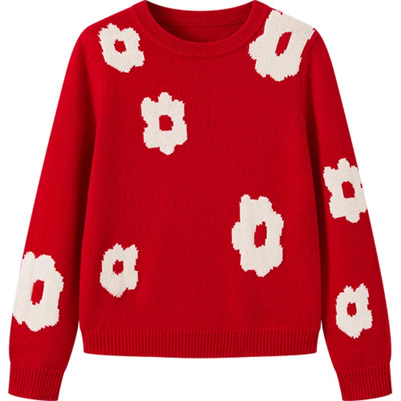YEEHOO Girls  100% Wool Sweater 160