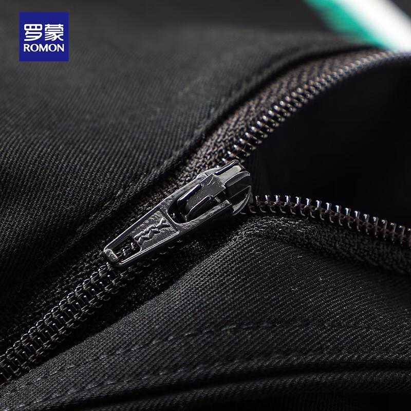 ROMON Men's Cool Jade Ice Silk Straight Casual & Business Pants