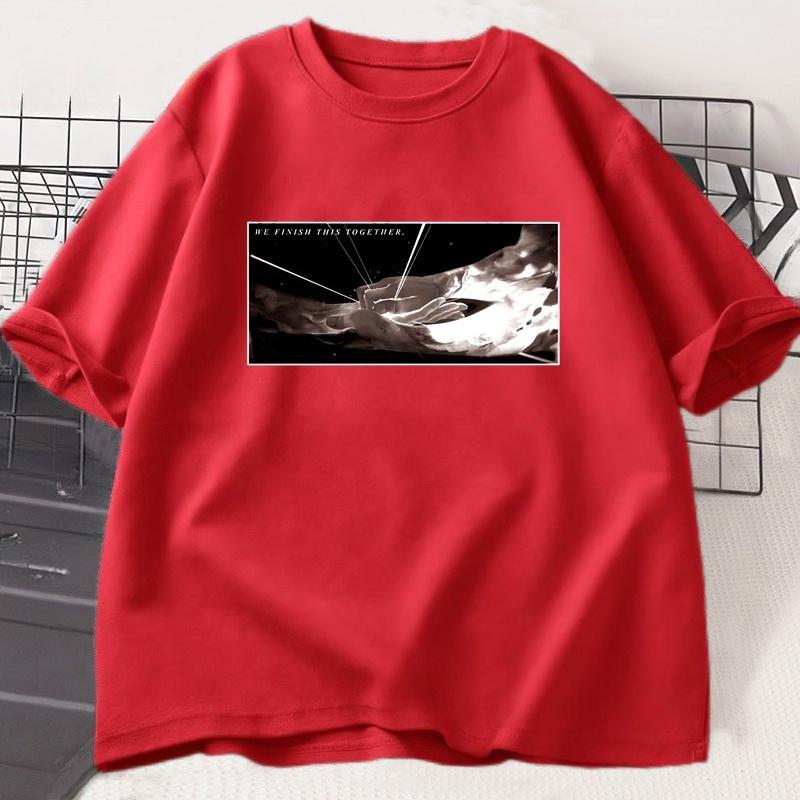 Jayvik TShirt Unisex Women Vintage Jayce X Viktor Arcane T Shirt Casual Short Sleeve Tshirt Cotton Slim Tees Streetwear Tops