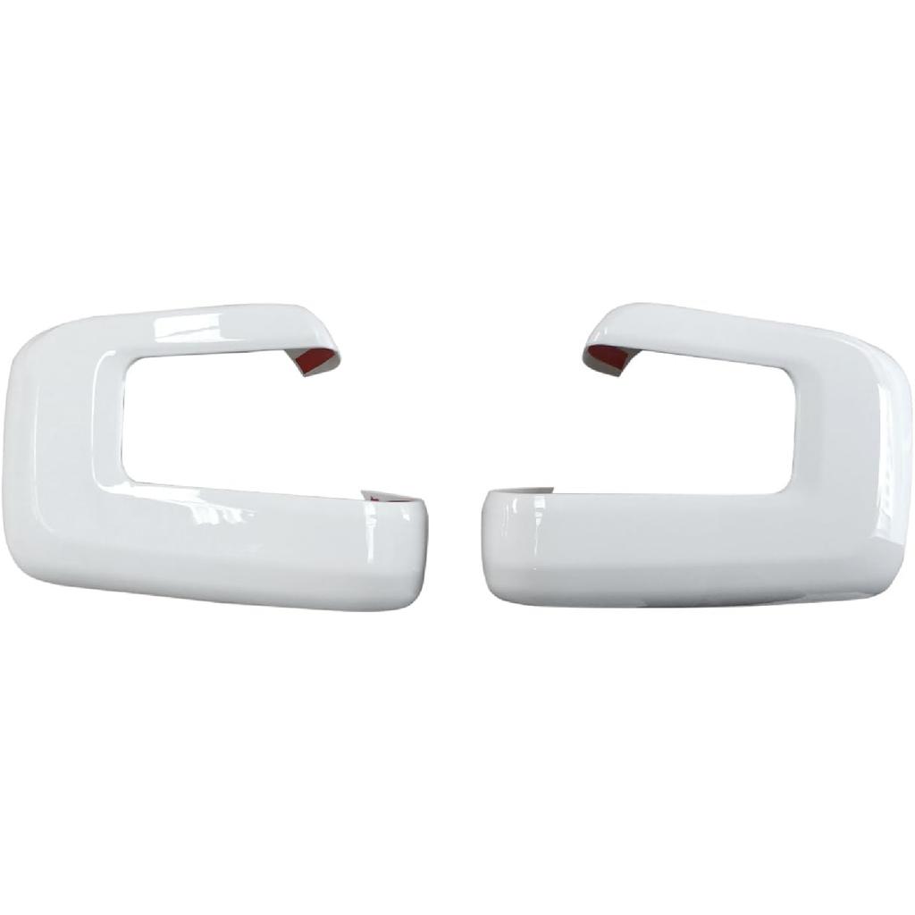 YOUNGERCAR Mirror Cover Fit for 2021 2022 2023 2024 2025 Ford F150 F-150 Mirror Covers Without Turn Signal Hole Oxford White