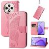 For TECNO Spark 30C 4G Case PU Leather Wallet Phone Cover Butterfly Pattern