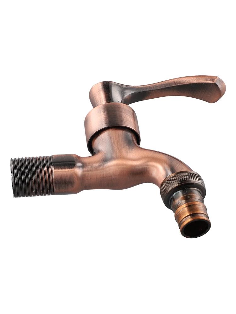 Vintage Garden Outdoor Faucet Anituqe Bronze Washing Machine Crane Tap