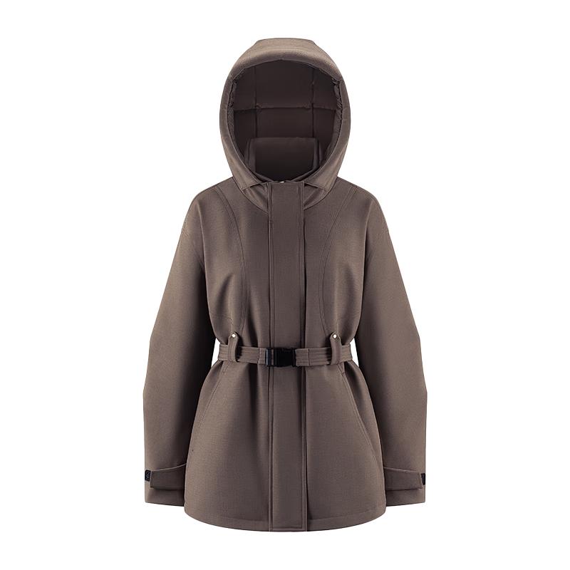 

Жіноча коротка куртка з капюшоном Aolaiy з гусячого пуху M