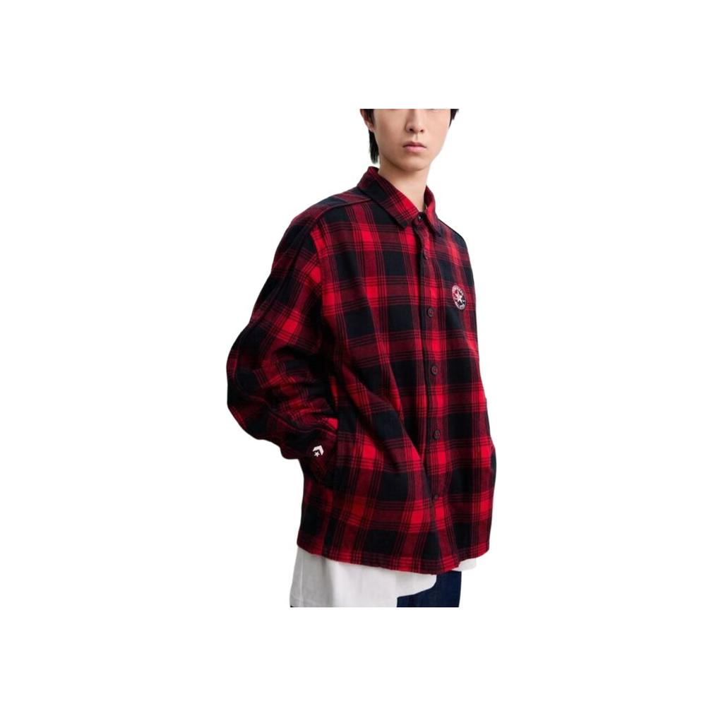New Converse Shirts Men's Red 10027548-A01