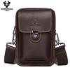 Humerpaul New Men Bags First Layer Cowhide Shoulder Bag Retro Messenger Bag Multi-function Tool Storage Bag Sports Waist Bag