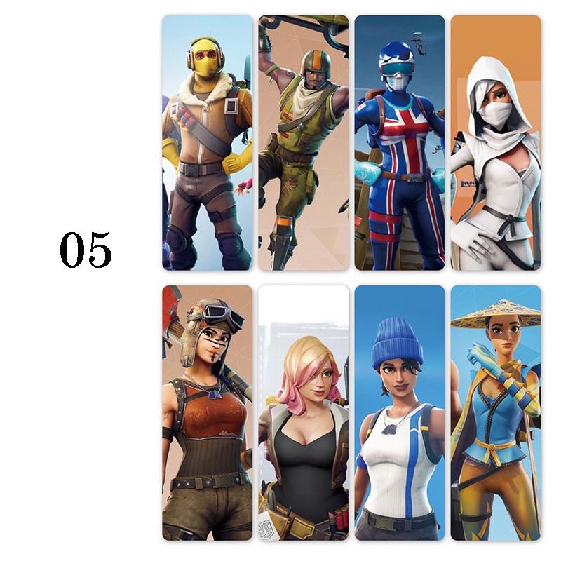 Fortnite 8pcs Bookmarks Kids Gift Present Perfect Party Bags Royale Battle