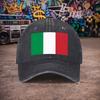 Pc Italienische Flagge Baseballkappe Geeignet für Unisex Damen Italienisches Thema Entenschnabelmütze mit Klettverschluss Leicht Gewaschen