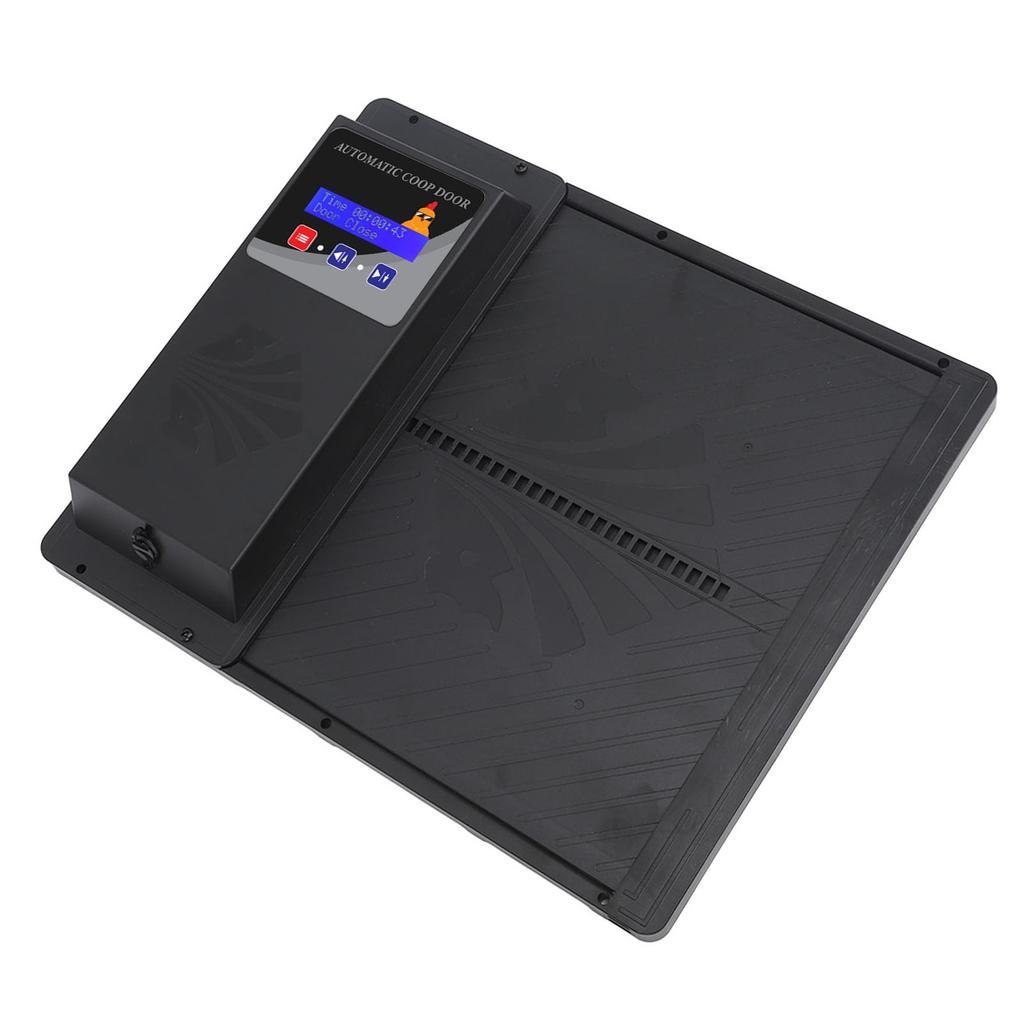 USB Solarbetriebener automatischer Hühnerstall-Türöffner mit Timer, programmierbarer LED-Anzeige, 3 Power