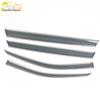 Fits 22 Highlander Rain Guards - 3D Stainless Steel Sun Visor Trim Decoration Stickers
