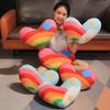 Girl Heart Rainbow Love Pillow Plush Toy Doll Girl Bed Sleeping Pillow Doll Children's Rag Doll