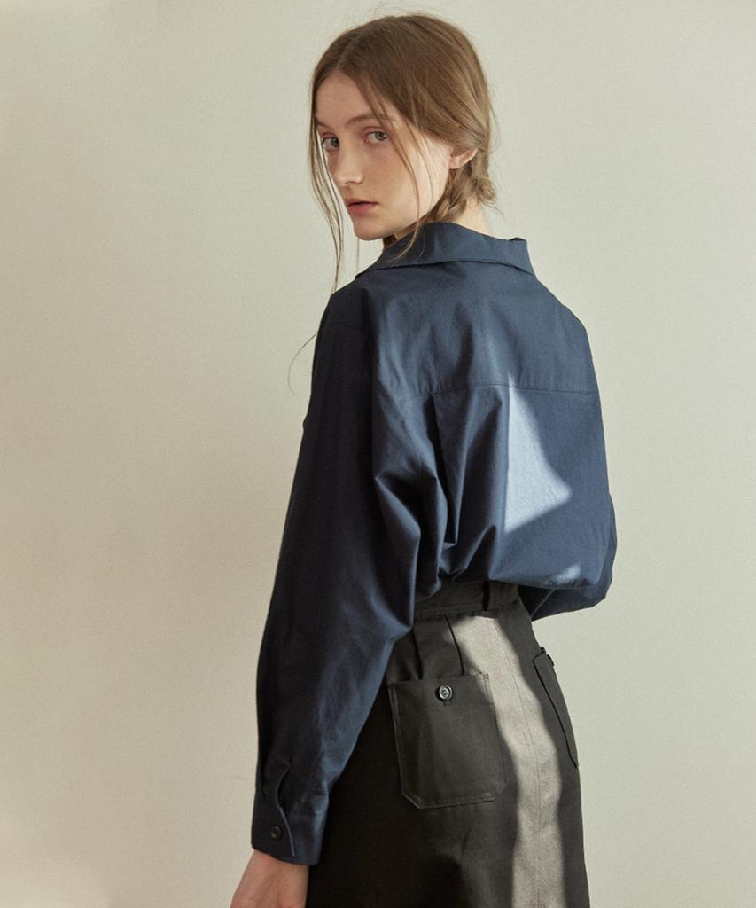 NONLOCAL Marine Collar Shirt - 2Color