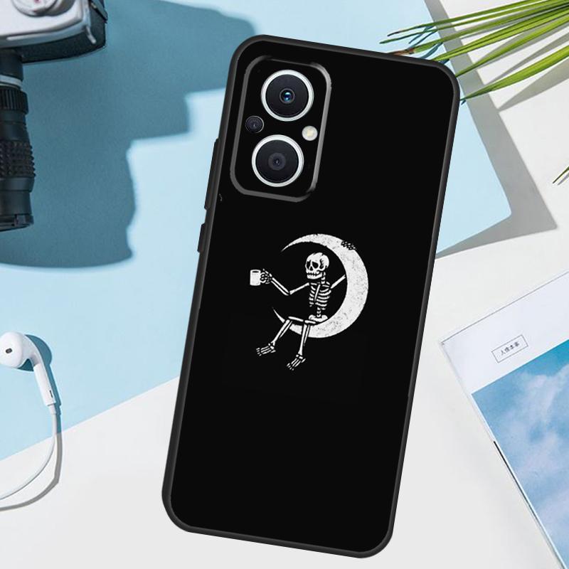 Skeleton Art Cover For OPPO Reno 13 F 10 11 12 14 Pro 11F 12F 14F 7 8 Lite OPPO Find X9 X8 X5 X6 Pro Case