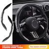 CIZQOI1 Car Steering Wheel Cover Carbon Filber Anti-Slip Protection Mat For Nissan Qashqai Juke X-Trail Patrol Navara Tiida Micra Almera