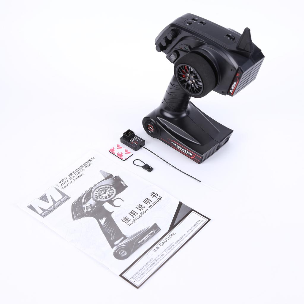 3 Channel 2.4GHz Remote Control Transmitter with Receiver for Remote Control Car Boat Parts Accessories for Kid