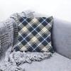 Classic Plaid Pattern Cushion Cover Premium Comfort Reversible Pillow Cove Two In One Design for Any Room  Car Interior