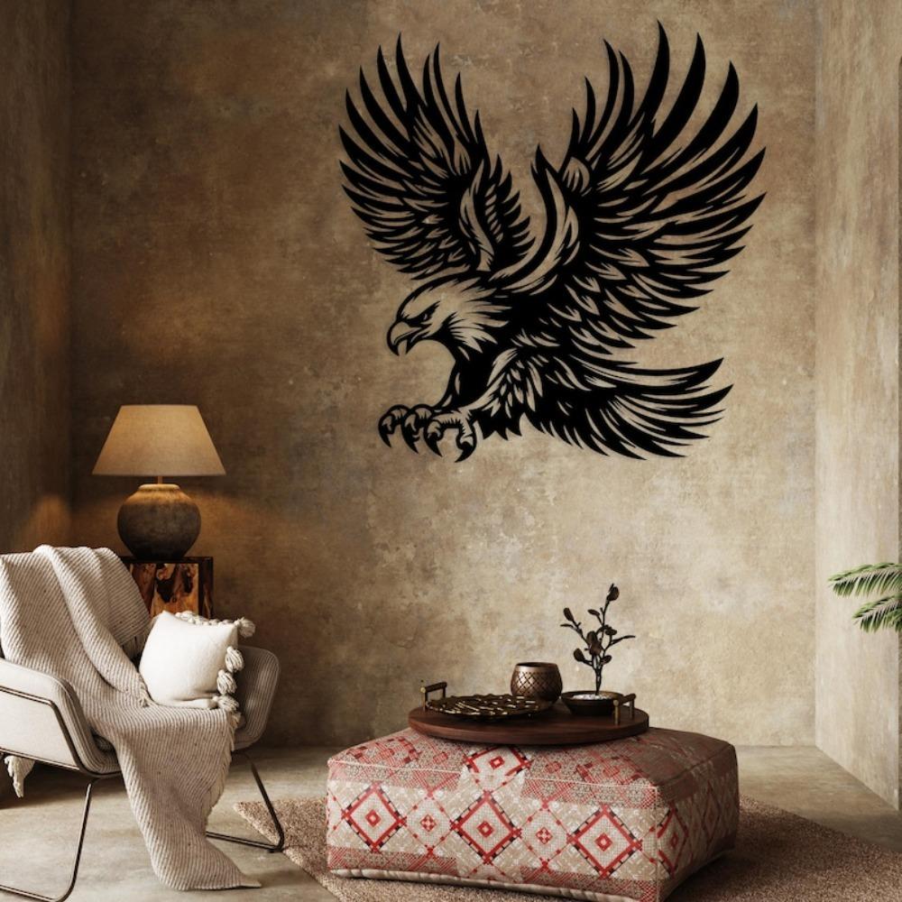 Forged Iron Wall Art Metal Decor Rustic Fireplace Gifts Man Cave