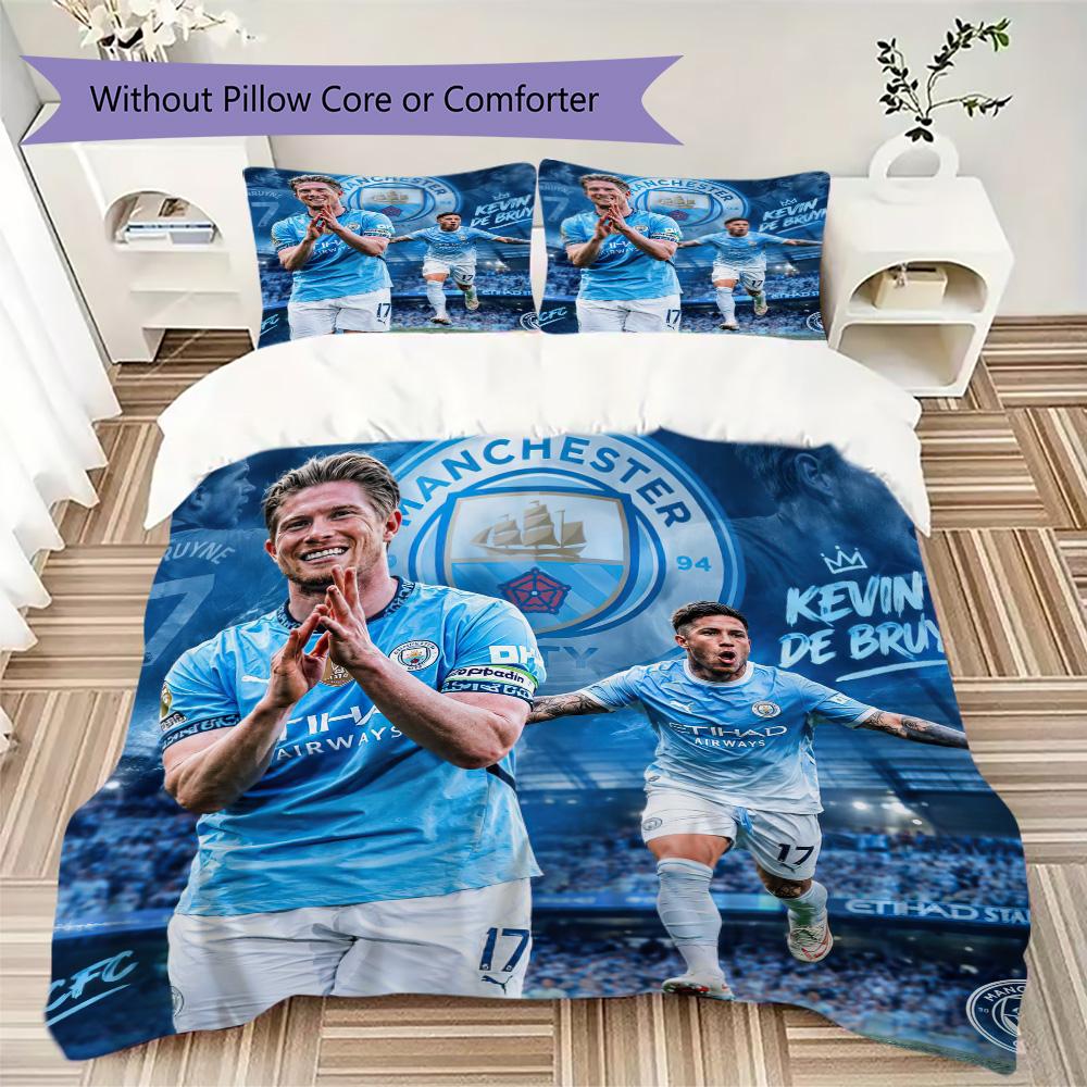 Former Manchester City F.C. Belgian athlete Kevin De Bruyne Home Decoration Soft Bedding Down Pillowcase Duvet Cover (without core) 3