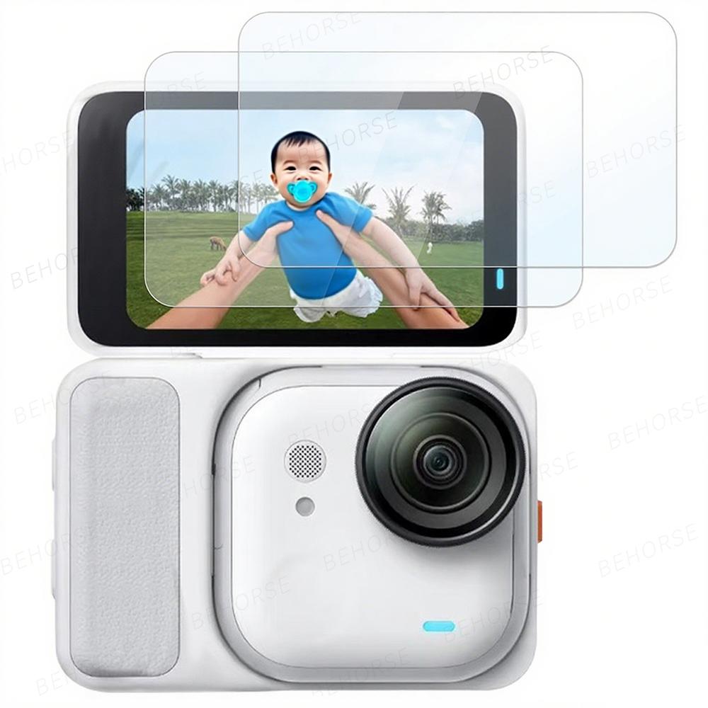 2PCS Tempered Glass For Insta360 GO Ultra Screen Protector HD Protective Films For Insta360 GO Ultra Action Camera Accessories