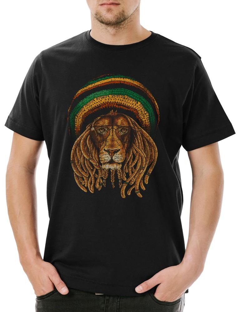 

Мужская футболка Reggae Lion III Rasta Music Jah Babylon Music Rastafari Bob 3XL