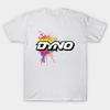 Men Black Print T-shirt Dyno Bmx Radical 1982 No-Cut Transfer Paper Print Cotton Tshirt