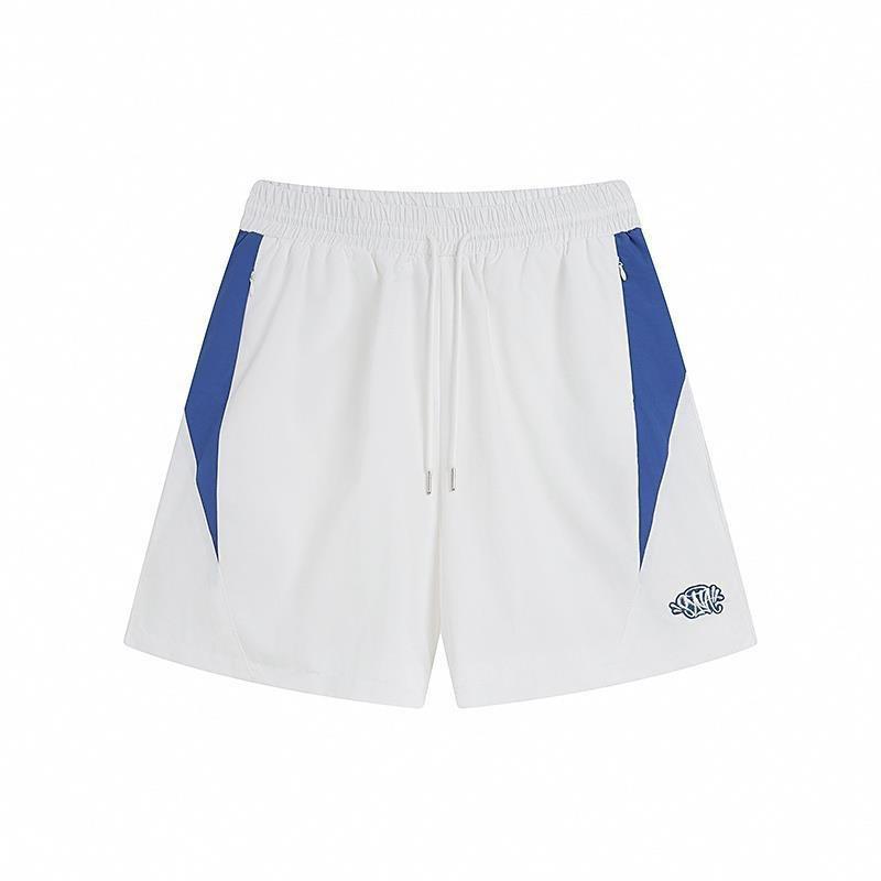 

Европейские и американские вышитые буквы, контрастные по цвету, мужские и женские повседневные шорты в стиле хай-стрит XL