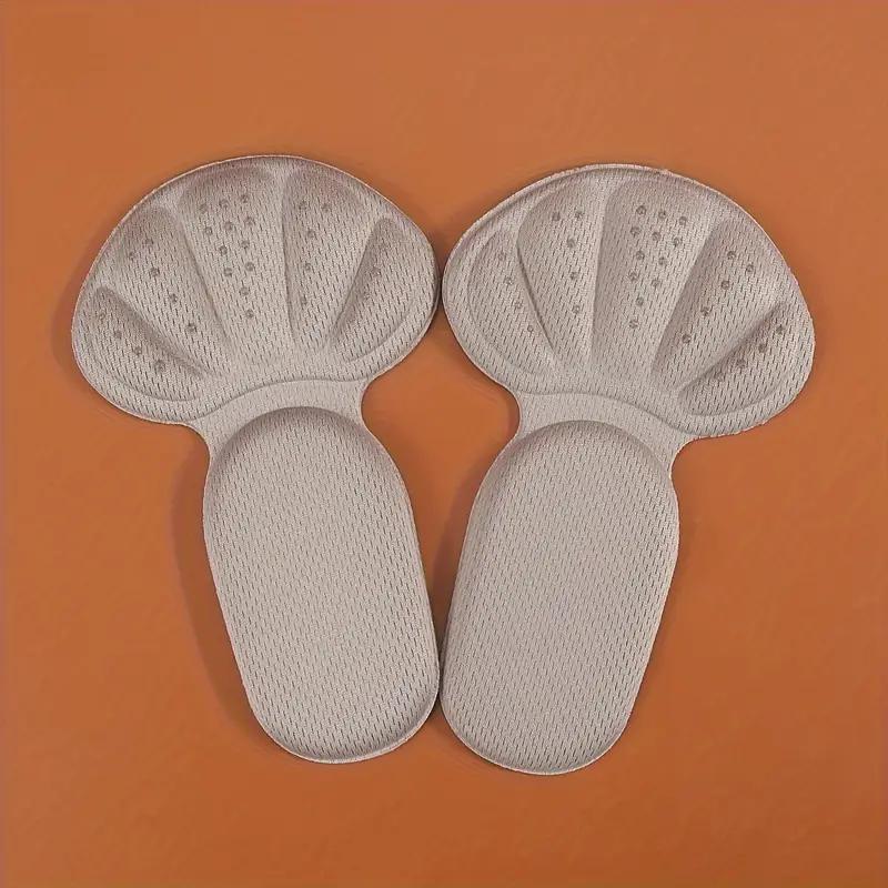 Μαλακά Μαξιλαράκια Φτέρνας TPE 1 Ζευγάρι - Αντιολισθητικές Λαβές Φτέρνας για Ρύθμιση Μεγέθους Παπουτσιού, Αναπνεύσιμες Αποσβεστικές Ενθέσεις Φτέρνας με Δυνατότητα Αύξησης Ύψους