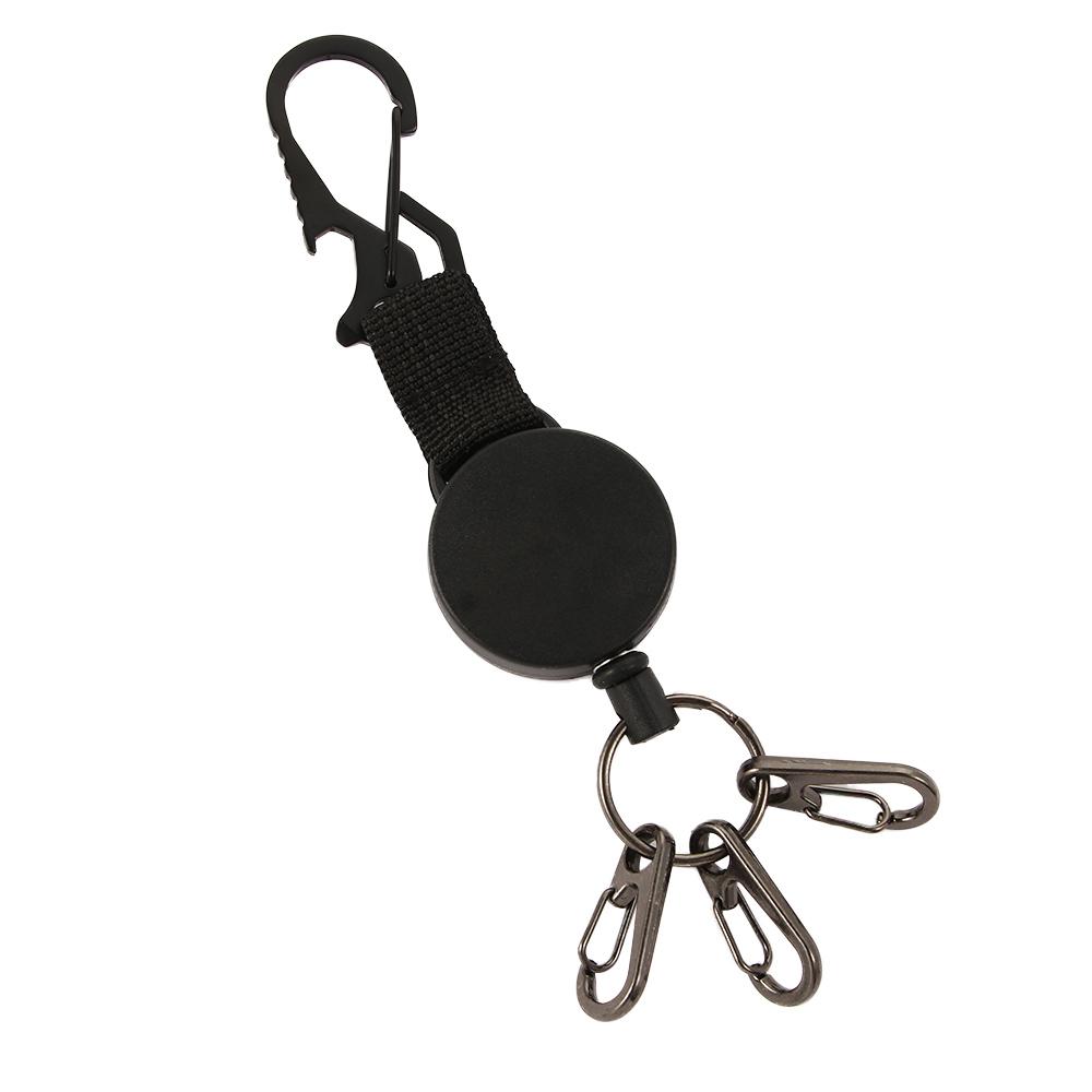 Supplies Retractable Pull Keychain Tool Key Ring Clips Badge Holder Clip Badge Reel Clip Keychain