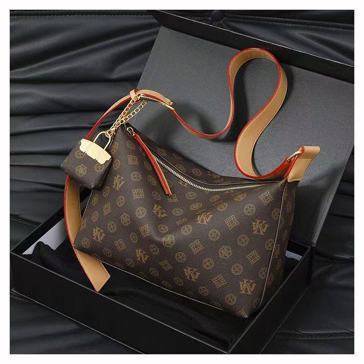 2025 Vintage Crescent Shoulder & Crossbody Bag - High-End Women's Fashion Handbag