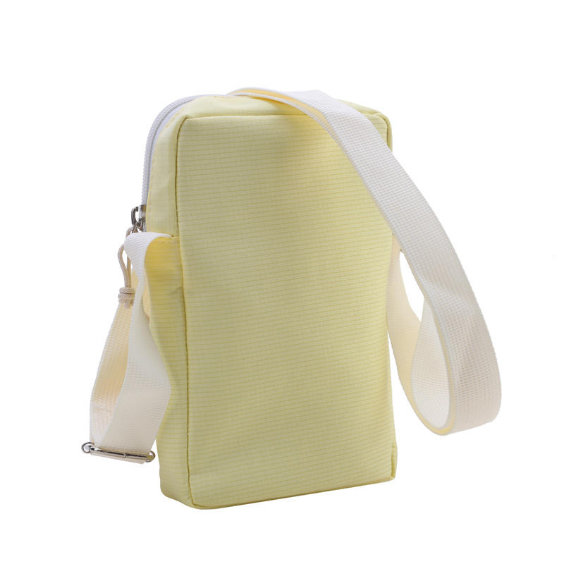 Women Canvas Small Satchel Purse Trend Candy Color Shoulder Wallet Simple Mobile Phone Crossbody Bag