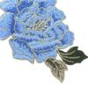 1 Pair Flower Embroidery Patches Butiful Flowers Pattern Embroidered Applique Iron On Patches for   Clothes