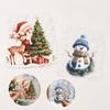Christmas Static Cling Window Decals - Festive Holiday Stickers for Living Room Bedroom Party Decorations