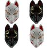 [ST TS] Fox Mask, Fox Dance Mask, Cosplay, Summer Festival, Halloween, Fox, Fox Mask, Fox Mask, Headgear, Festival, School Festival, Fox (4)
